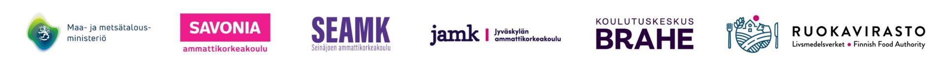 Hankkeen rahoittajien ja toteuttajien logot
